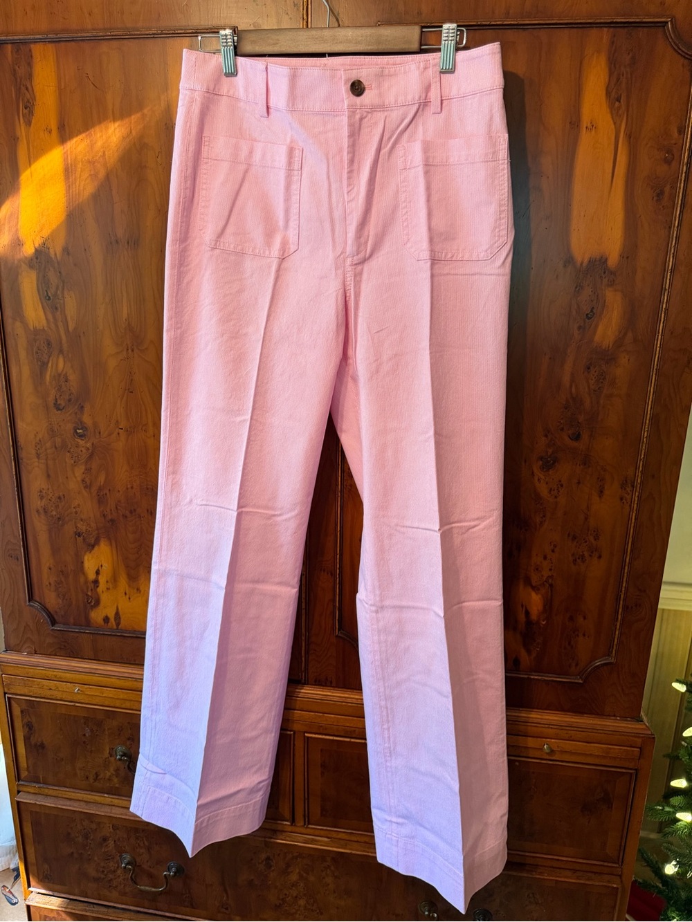 J. Crew Pink Wide-Leg Jeans NWT Sz 30T